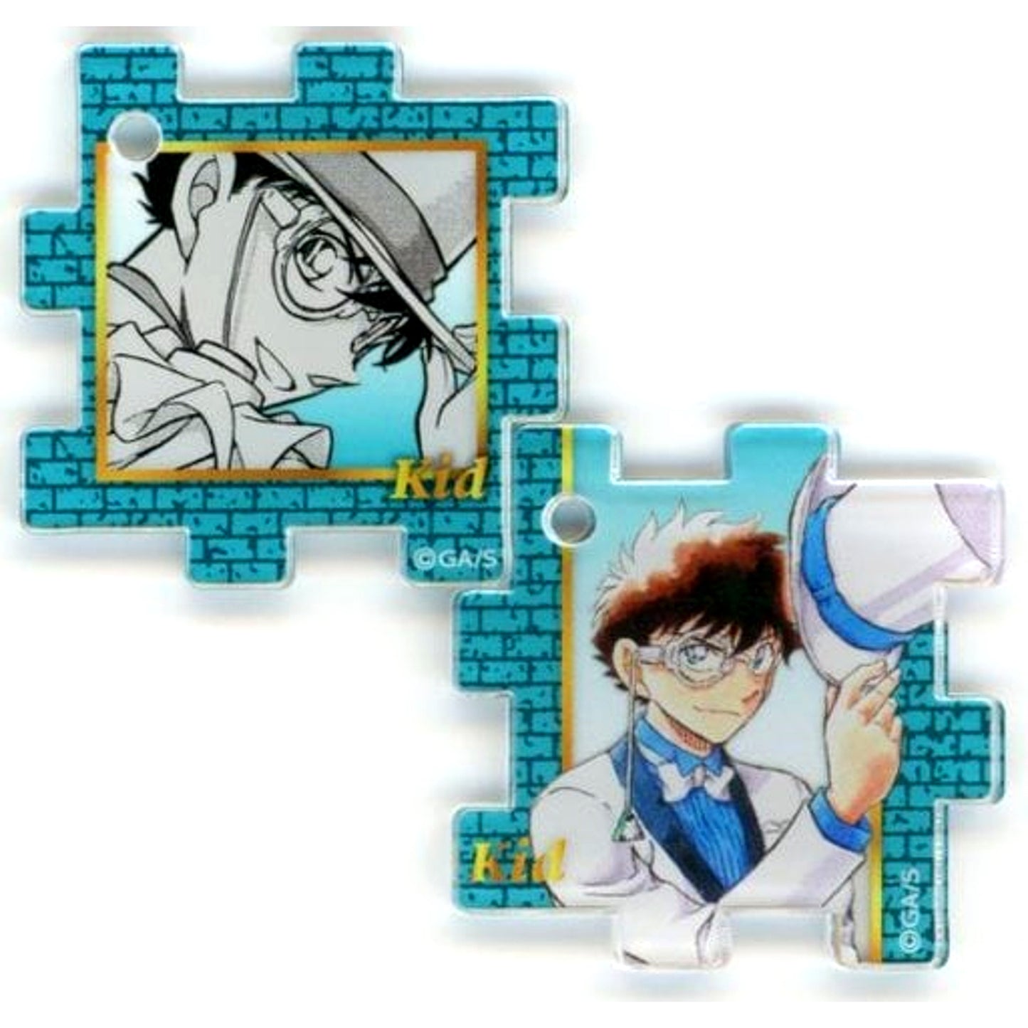 Kaito Kid 30th Anniversary Detective Conan Exhibition Random Acrylic Puzzle Collection [USED]