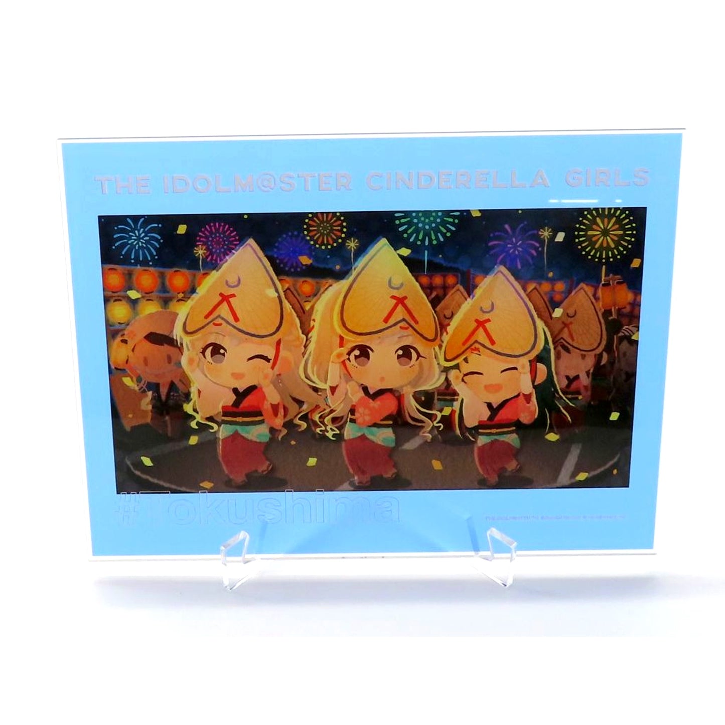Tokushima Prefecture The Idolm@ster Cinderella Girls Official Acrylic Panel Deremas Tourism Ambassador [USED]