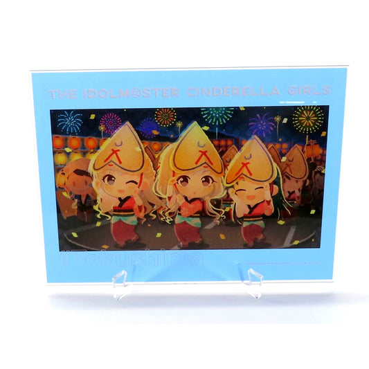 Tokushima Prefecture The Idolm@ster Cinderella Girls Official Acrylic Panel Deremas Tourism Ambassador [USED]