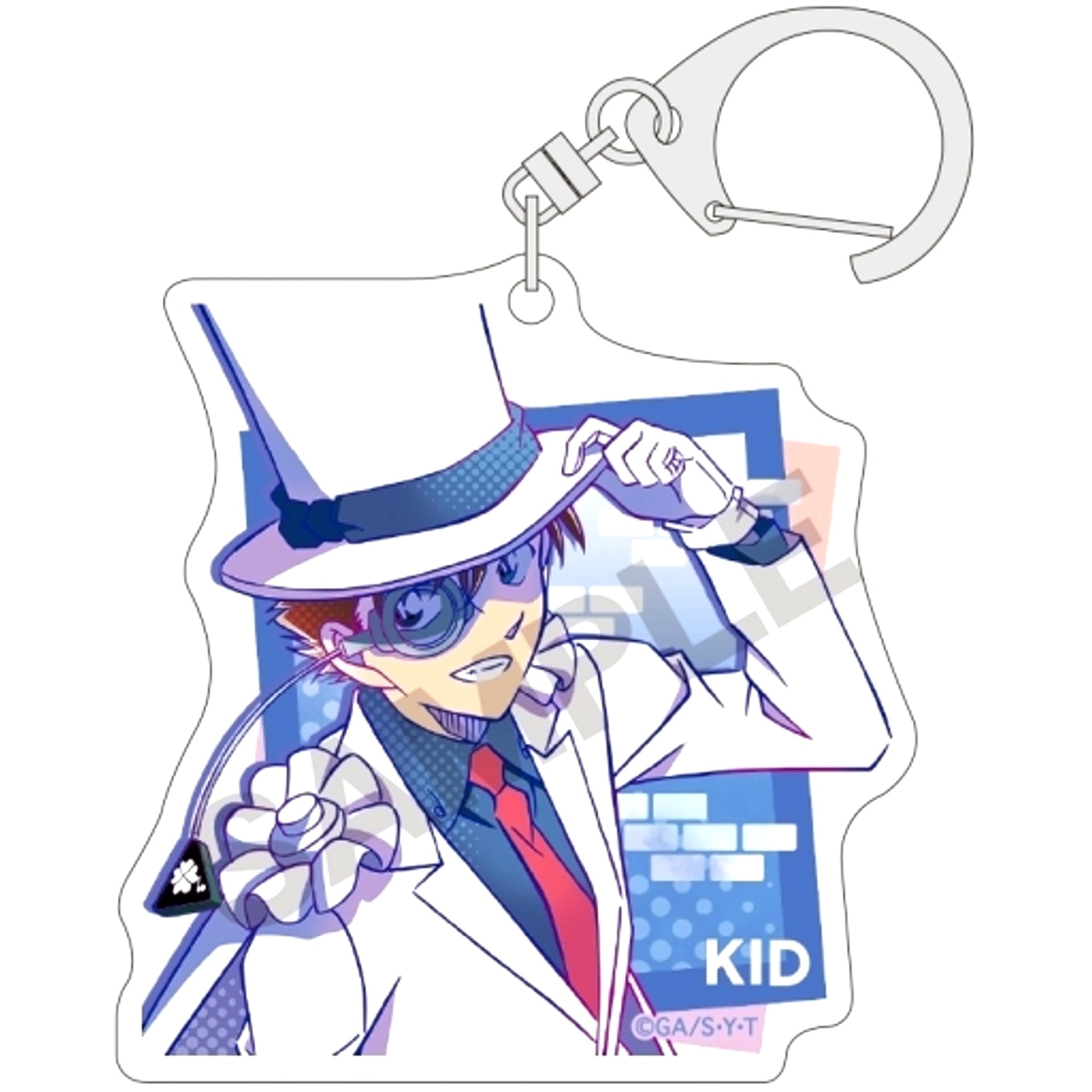 Kaito Kid Detective Conan Trading Acrylic Keychain [USED]