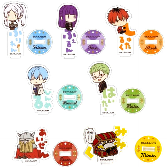 Set of 7 Frieren Beyond Journeys End Onamae Pitanko Mini Acrylic Stand [USED]