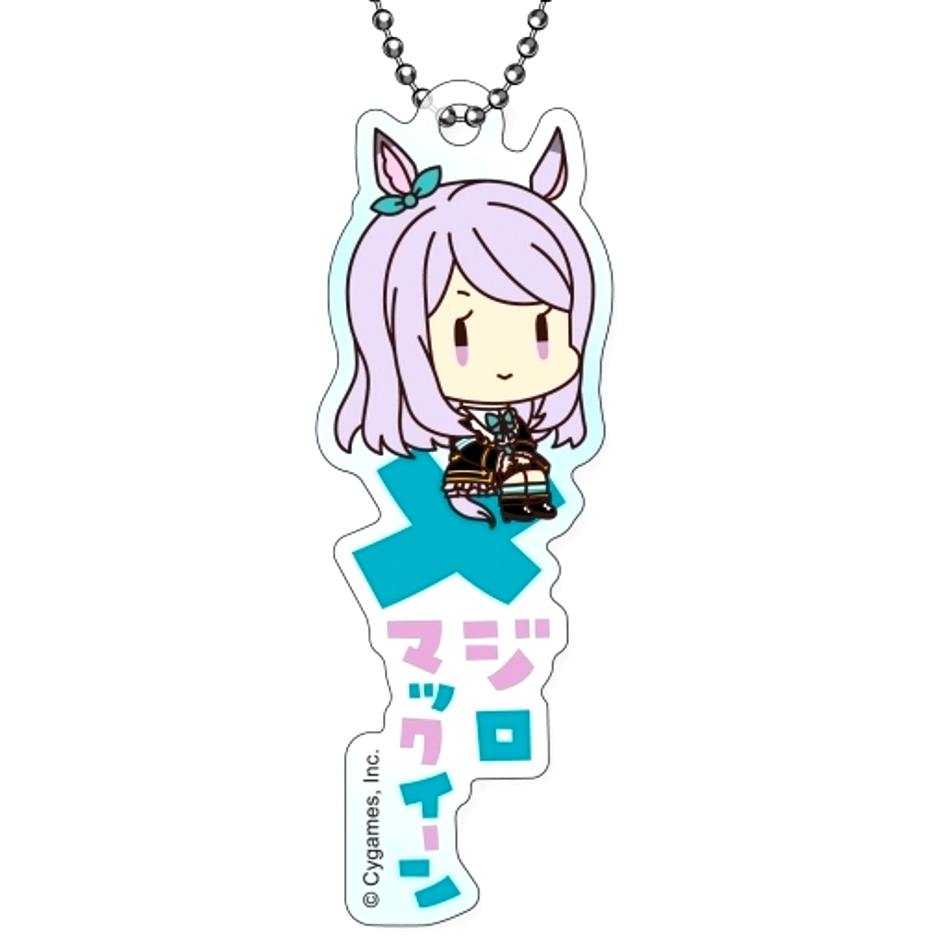 Mejiro McQueen Uma Musume Pretty Derby Onamae Pitanko Acrylic Keychain [USED]