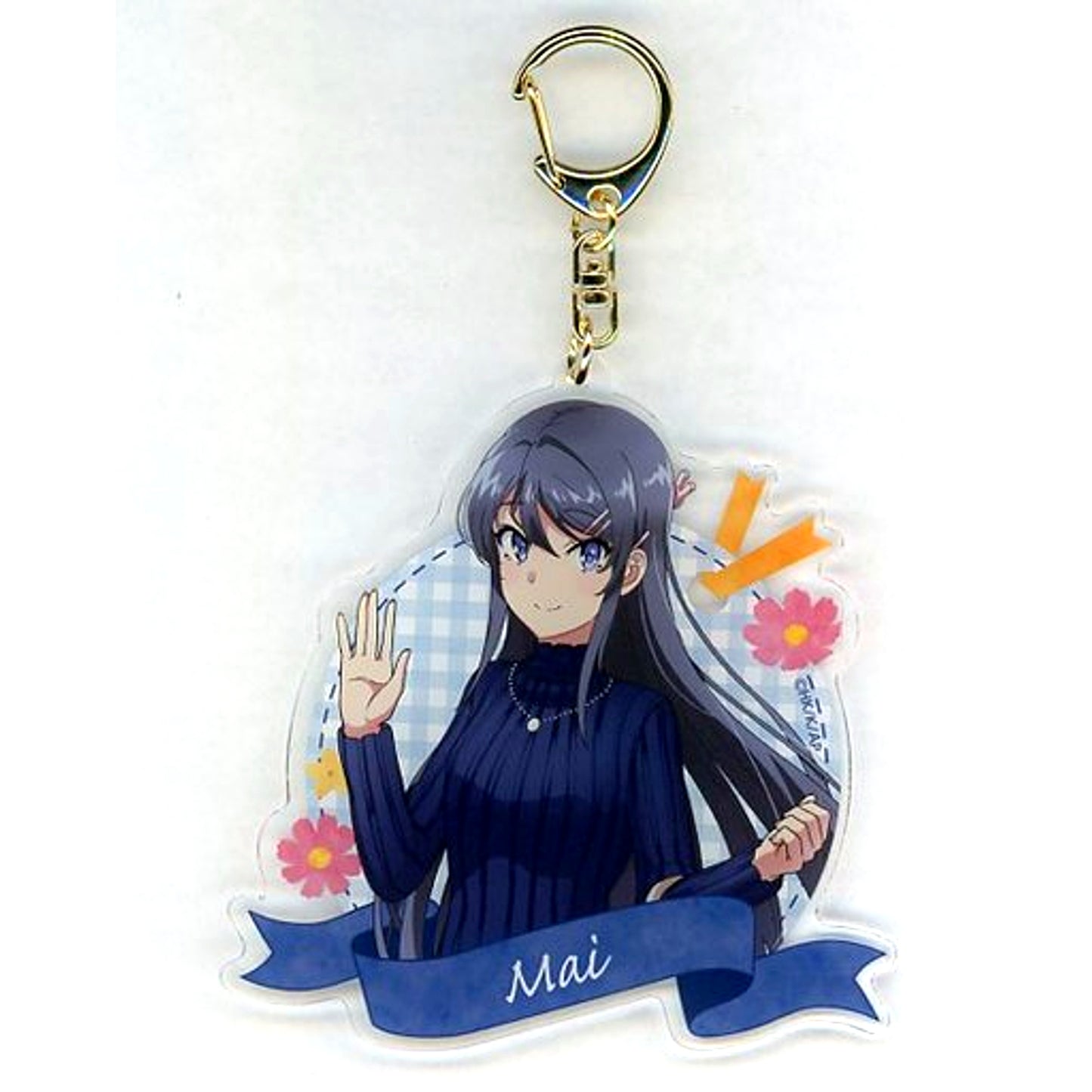 Mai Sakurajima Rascal Does Not Dream of a Sister Venturing Out x Tobu Top Tours Holy Land Journey BIG Acrylic Keychain [USED]