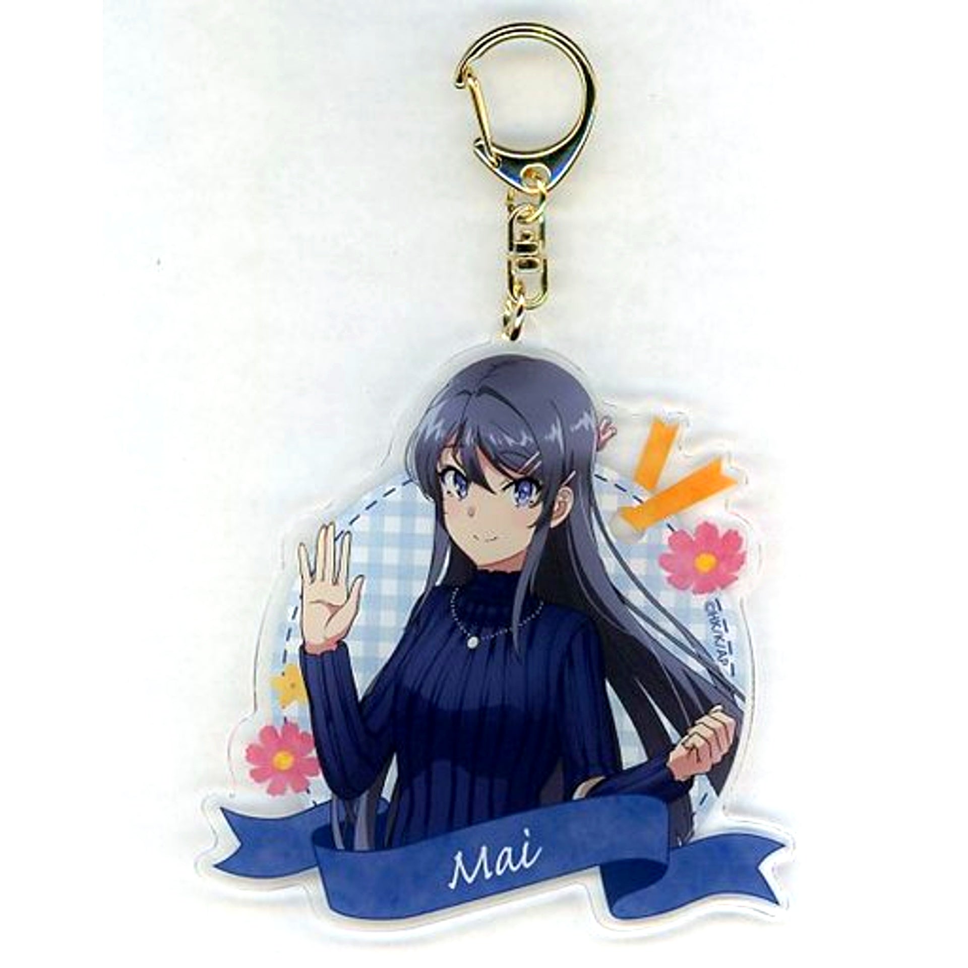 Mai Sakurajima Rascal Does Not Dream of a Sister Venturing Out x Tobu Top Tours Holy Land Journey BIG Acrylic Keychain [USED]