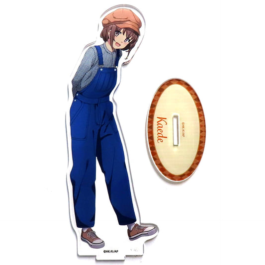 Kaede Azusagawa BIG Acrylic Stand Rascal Does Not Dream of a Sister Venturing Out x Tobu Top Tours Sacred Place Trip [USED]