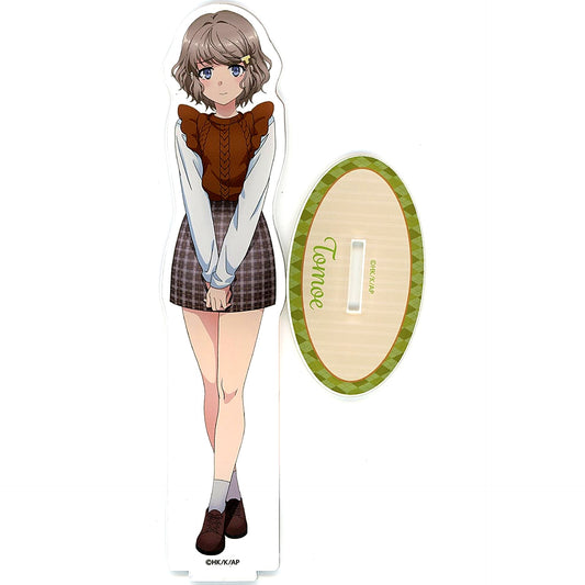 Tomoe Koga BIG Acrylic Stand Rascal Does Not Dream of a Sister Venturing Out x Tobu Top Tours Sacred Place Trip [USED]
