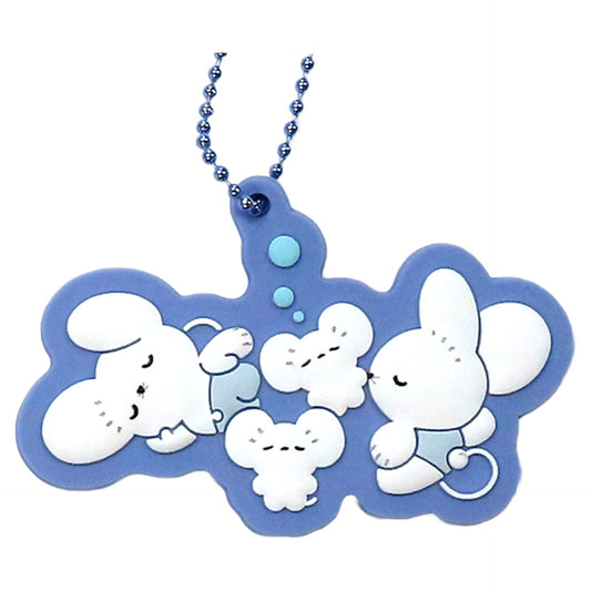 Maushold Blue Pokemon Rubber Charm Collection Wakka de Ikka Pokemon Center Limited Charm [USED]