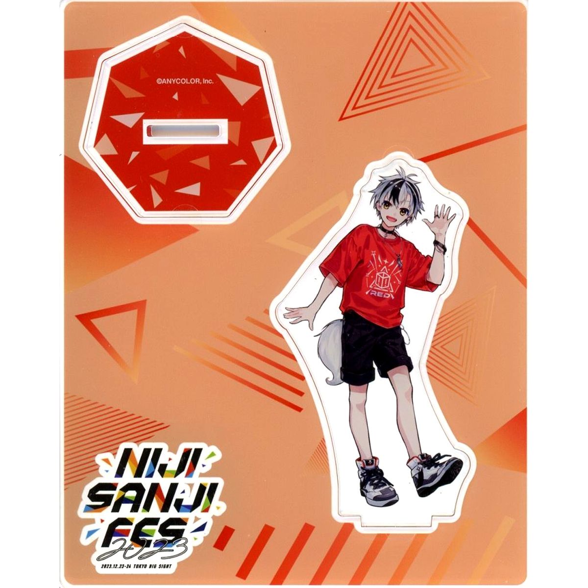 Suzuki Masaru Virtual YouTuber Nijisanji Acrylic Stand Class T-Shirt NIJISANJI Fes 2023 [USED]