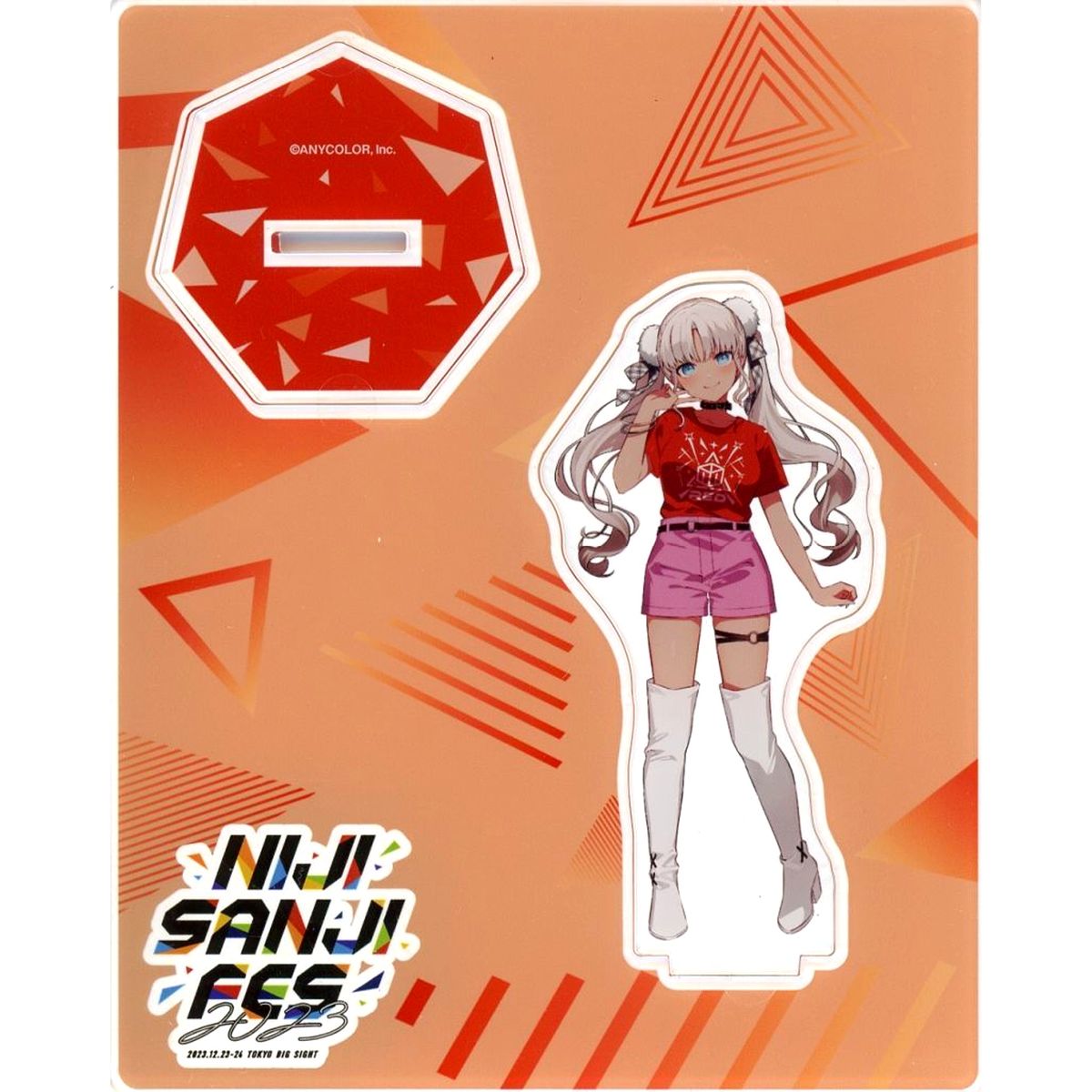 Todoroki Kyoko Virtual YouTuber Nijisanji Class T-Shirt Acrylic Stand NIJISANJI Fes 2023 [USED]