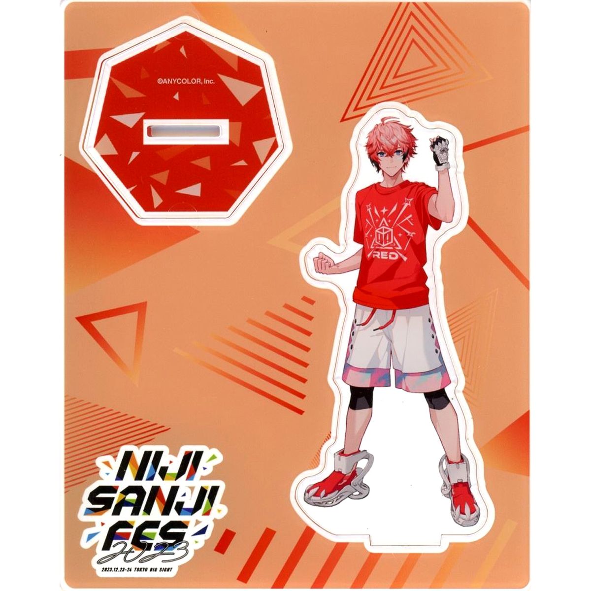 Akagi Wen Class T-Shirt Acrylic Stand Virtual YouTuber Nijisanji NIJISANJI Fes 2023 [USED]