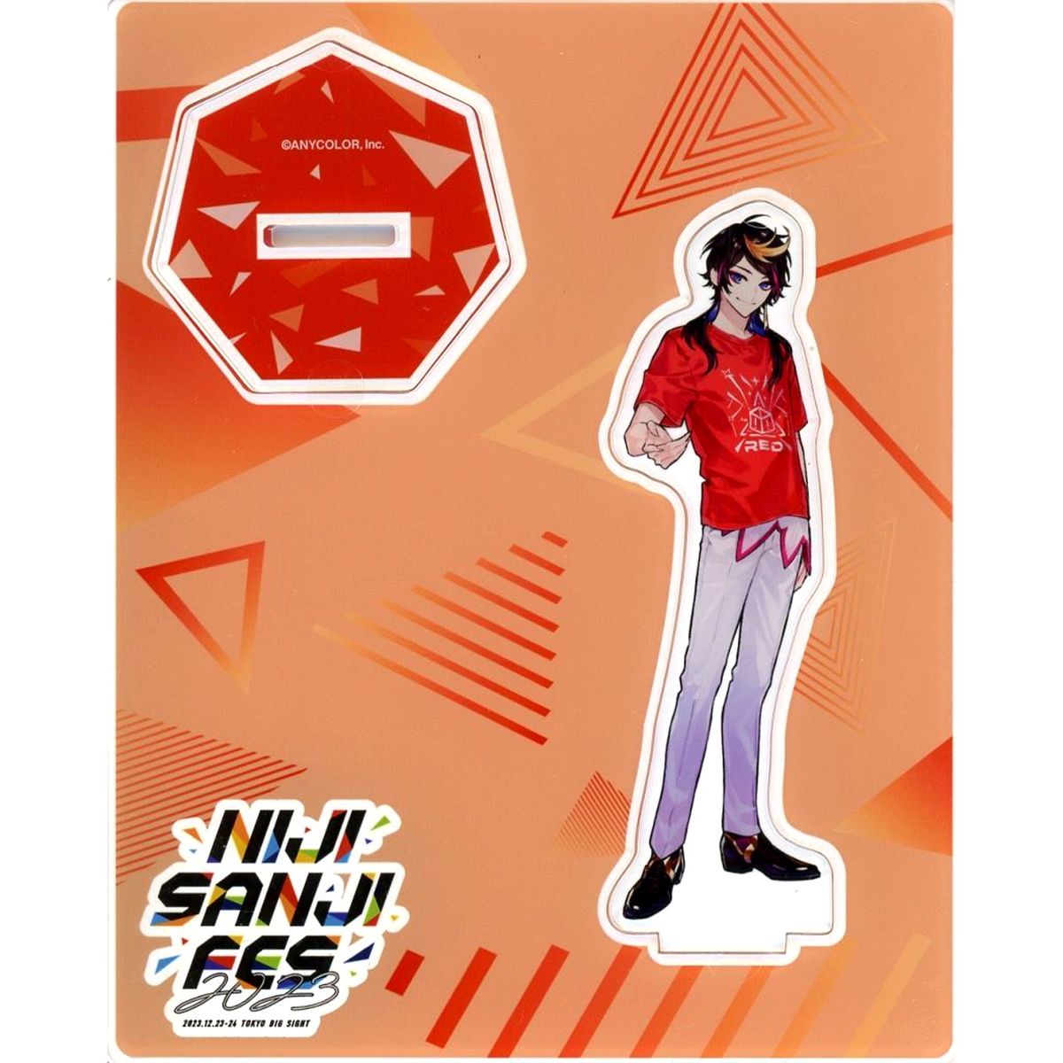 Shu Yamino Virtual YouTuber Nijisanji Acrylic Stand Class T-Shirt NIJISANJI Fes 2023 [USED]