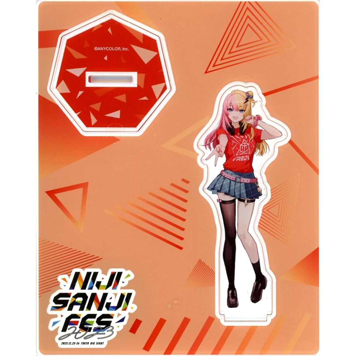 Kotoka Torahime Class T-Shirt Acrylic Stand Virtual YouTuber Nijisanji NIJISANJI Fes 2023 [USED]