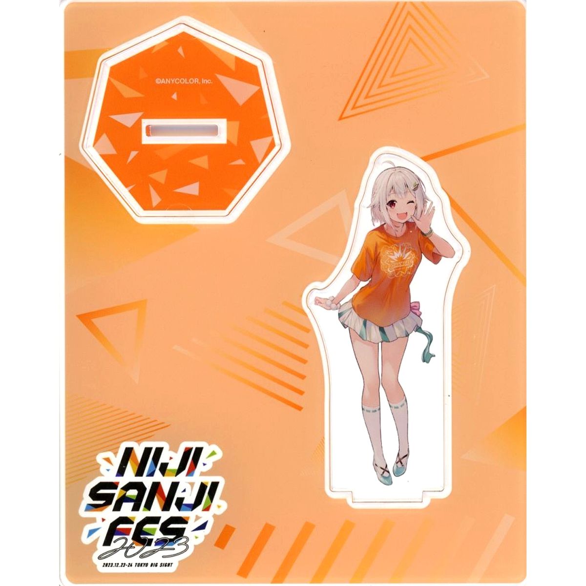 Hayama Marin Acrylic Stand Virtual YouTuber Nijisanji Class T-Shirt NIJISANJI Fes 2023 [USED]