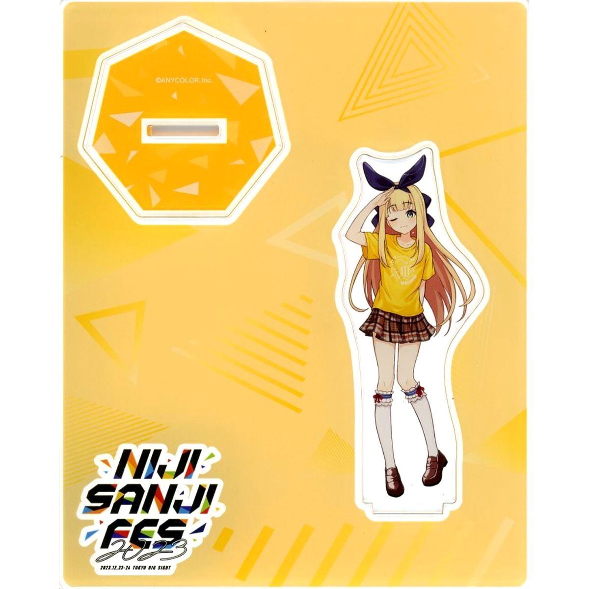 Mononobe Alice Class T-shirt Acrylic Stand Virtual YouTuber Nijisanji NIJISANJI Fes 2023 [USED]