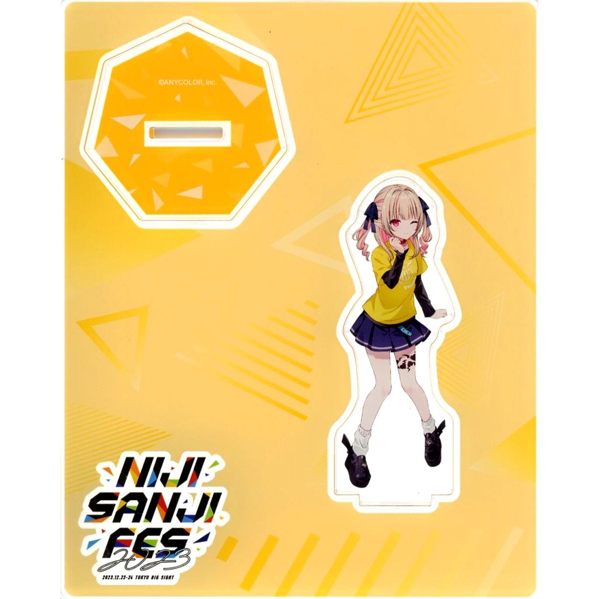 Makaino Ririmu Acrylic Stand Virtual YouTuber Nijisanji Class T-Shirt NIJISANJI Fes 2023 [USED]