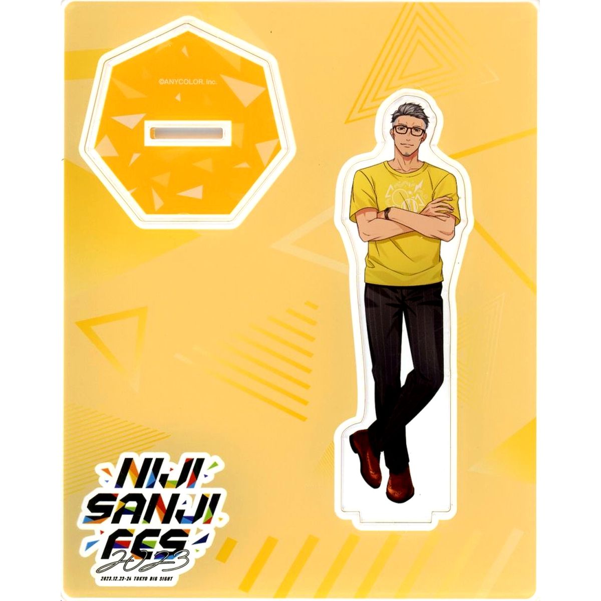 Maimoto Keisuke Virtual YouTuber Nijisanji Class T-Shirt Acrylic Stand NIJISANJI Fes 2023 [USED]