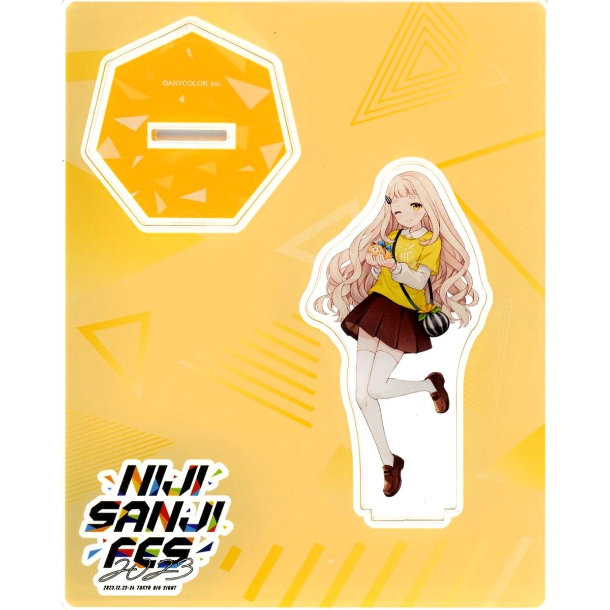 Machita Chima Class T-Shirt Acrylic Stand Virtual YouTuber Nijisanji NIJISANJI Fes 2023 [USED]