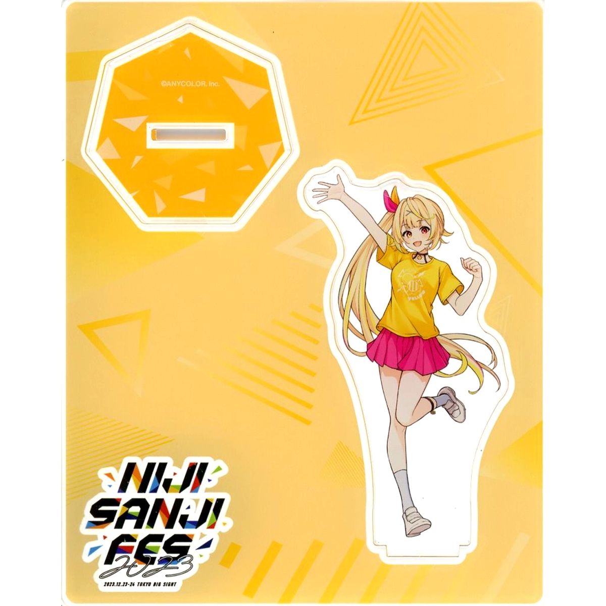 Hoshikawa Sara Virtual YouTuber Nijisanji Class T-Shirt Acrylic Stand NIJISANJI Fes 2023 [USED]