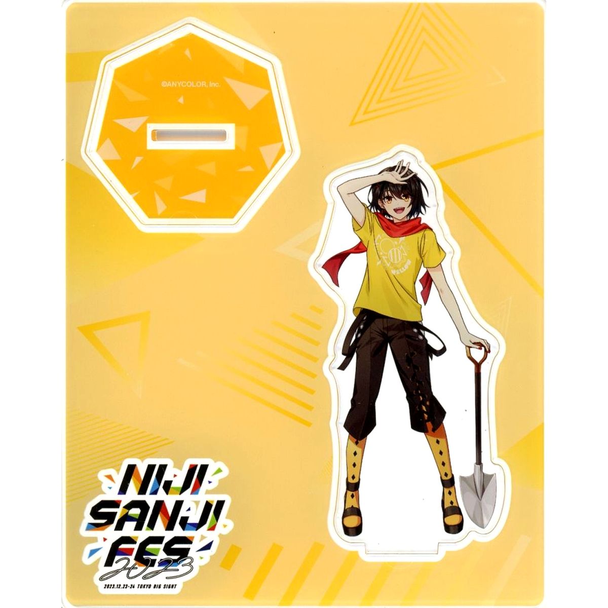Mashiro Meme Virtual YouTuber Nijisanji Acrylic Stand Class T-Shirt NIJISANJI Fes 2023 [USED]