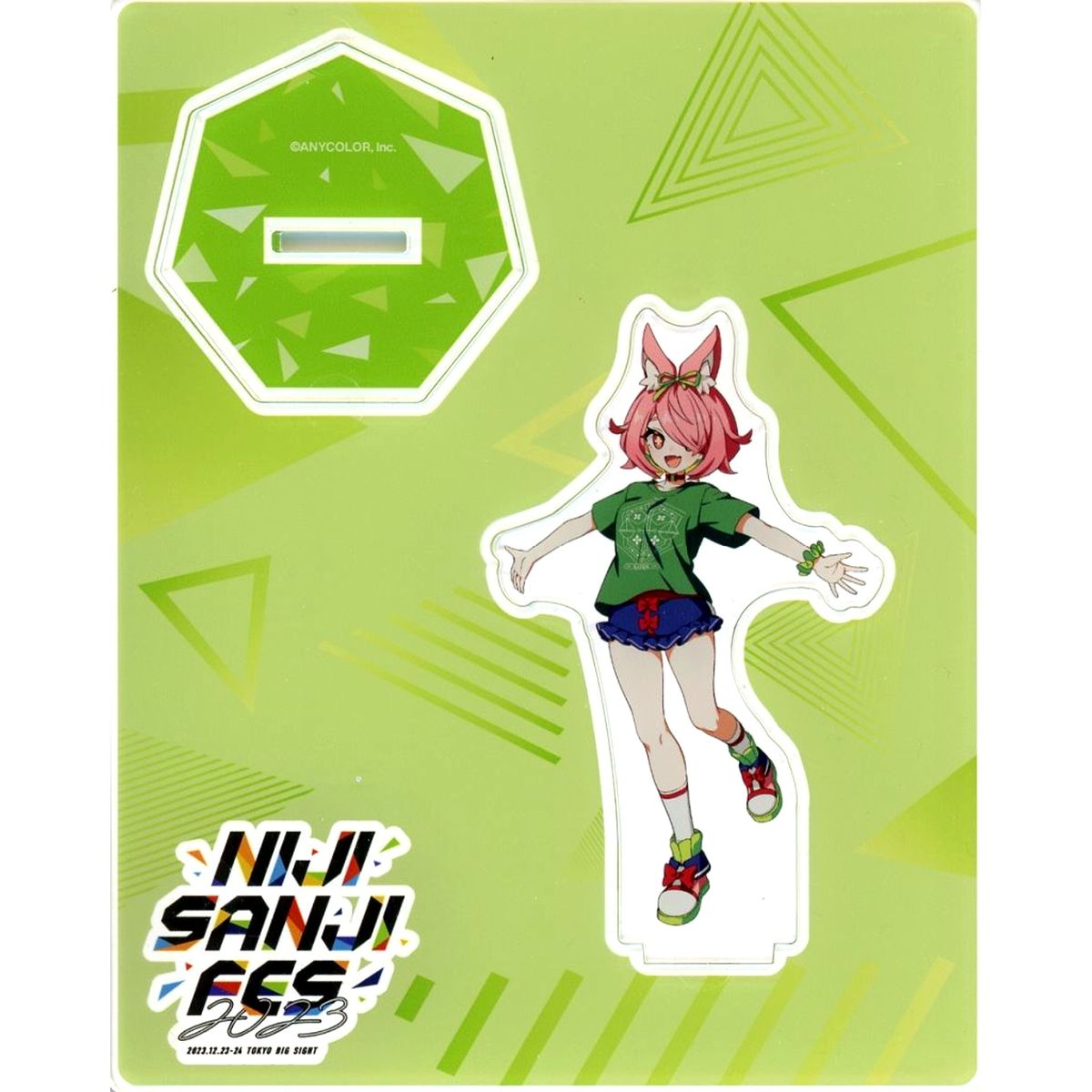 Azuchi Momo Virtual YouTuber Nijisanji Class T-Shirt Acrylic Stand NIJISANJI Fes 2023 [USED]