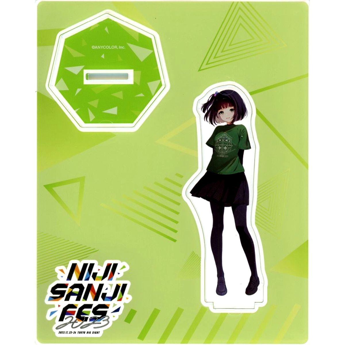 Amemori Sayo Virtual YouTuber Nijisanji Class T-Shirt Acrylic Stand NIJISANJI Fes 2023 [USED]