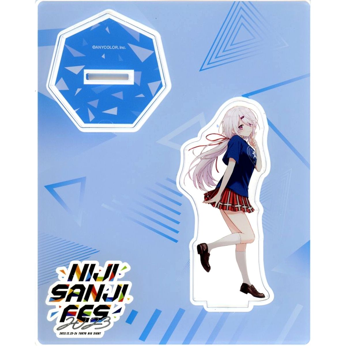 Shiina Yuika Class T-Shirt Acrylic Stand Virtual YouTuber Nijisanji NIJISANJI Fes 2023 [USED]