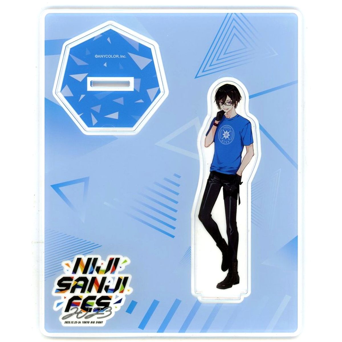 Shikinagi Akira Virtual YouTuber Nijisanji Class T-Shirt Acrylic Stand NIJISANJI Fes 2023 [USED]