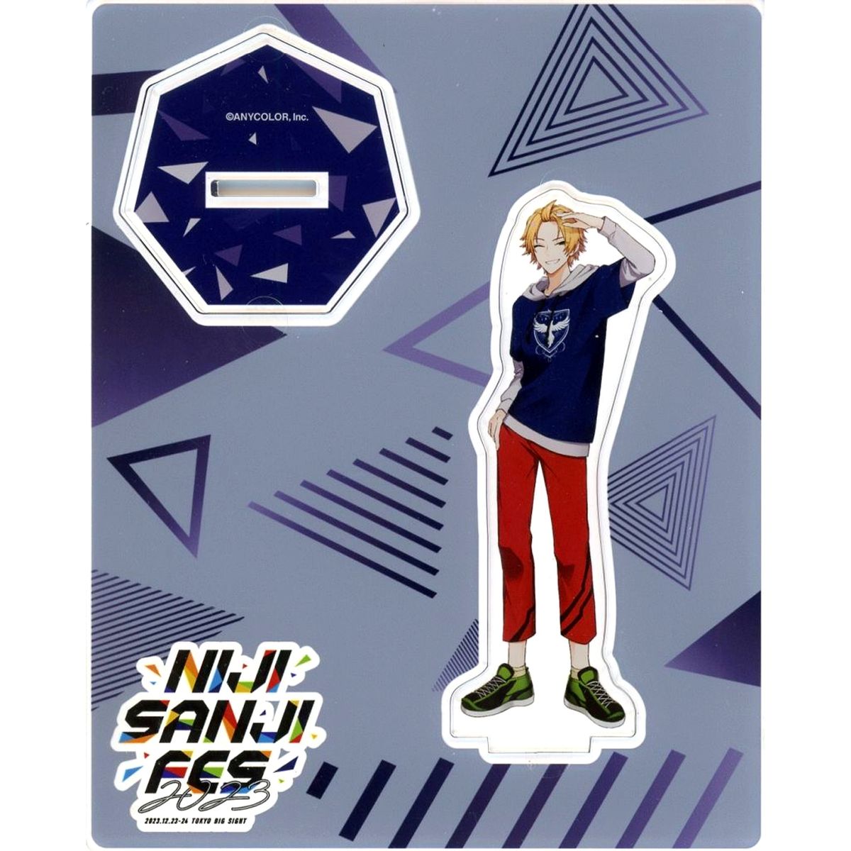 Kanda Shoichi Virtual YouTuber Nijisanji Acrylic Stand Class T-Shirt NIJISANJI Fes 2023 [USED]