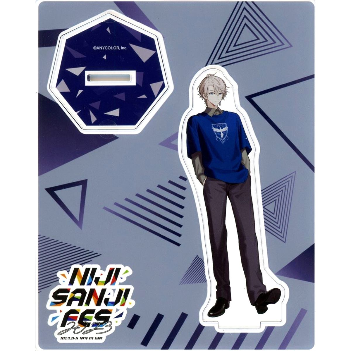 Kaida Haru Virtual YouTuber Nijisanji Acrylic Stand Class T-Shirt NIJISANJI Fes 2023 [USED]