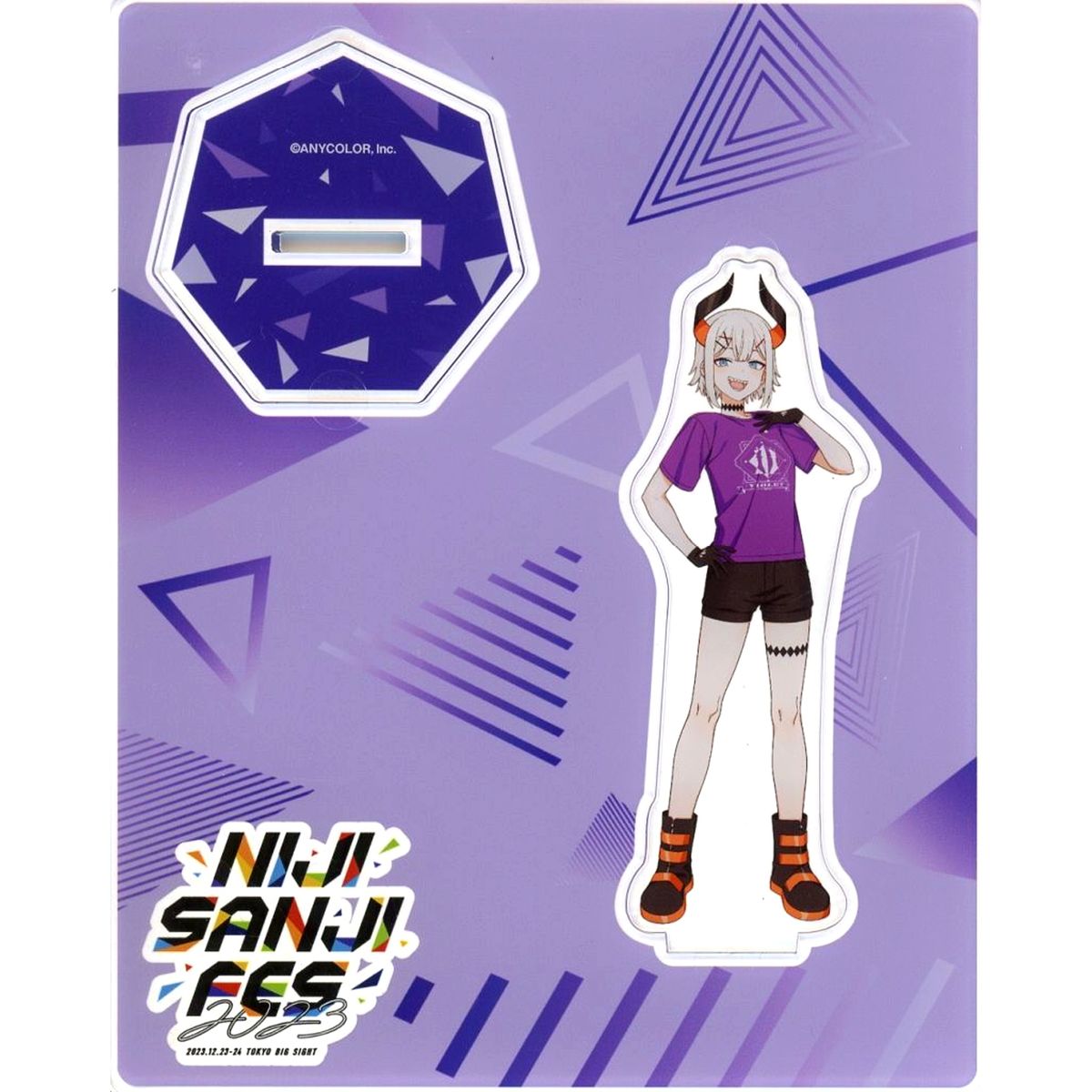 Levi Elipha Virtual YouTuber Nijisanji Acrylic Stand Class T-Shirt NIJISANJI Fes 2023 [USED]