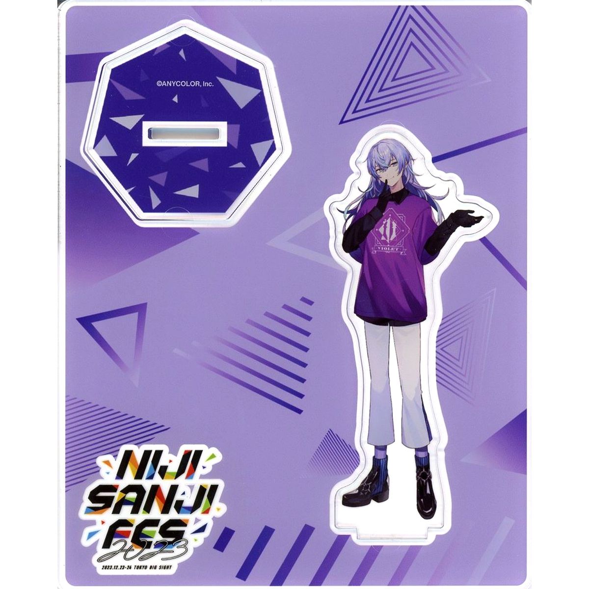Hoshirube Sho Virtual YouTuber Nijisanji Acrylic Stand Class T-Shirt NIJISANJI Fes 2023 [USED]
