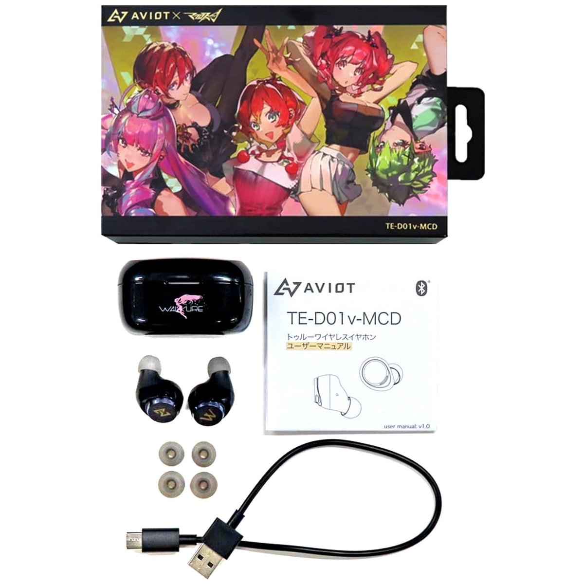 Walkure Macross Delta x AVIOT Wireless Earphones TE-D01v-MCD [USED]