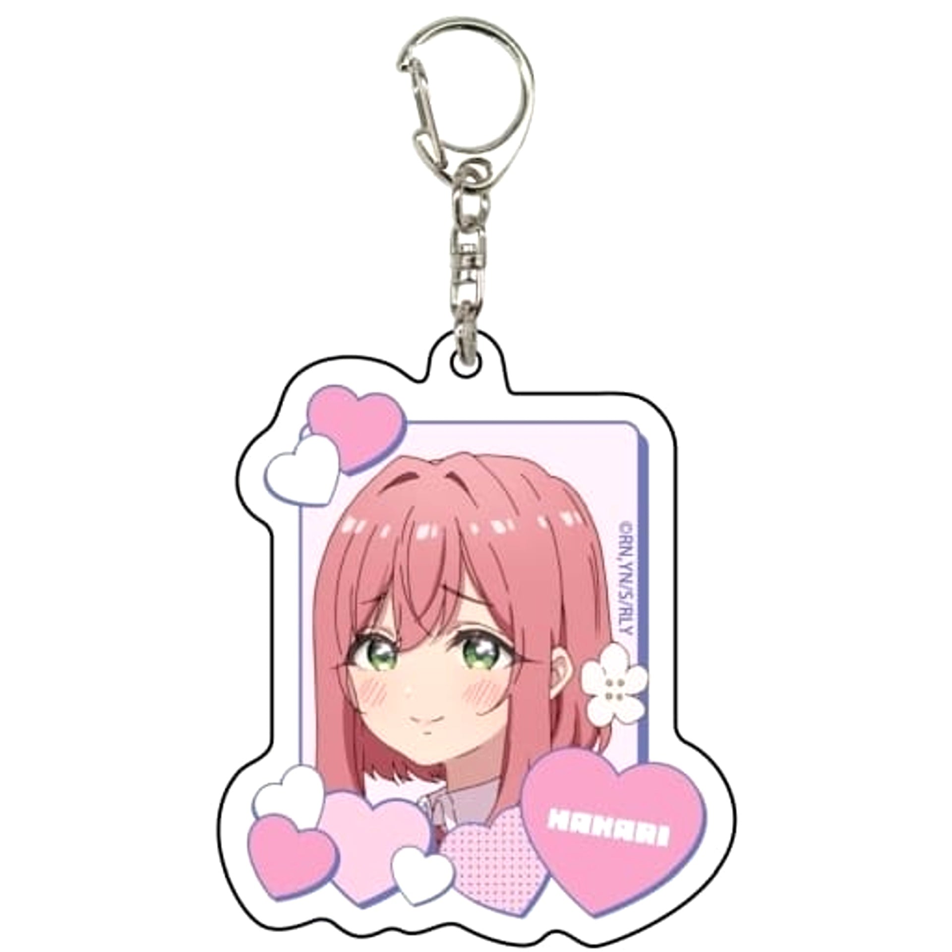 The 100 Girlfriends Who Really, Really, Really, Really, Really Love You Hakari Hanazono Acrylic Keychain 01.Official Illustration Keychains [USED]