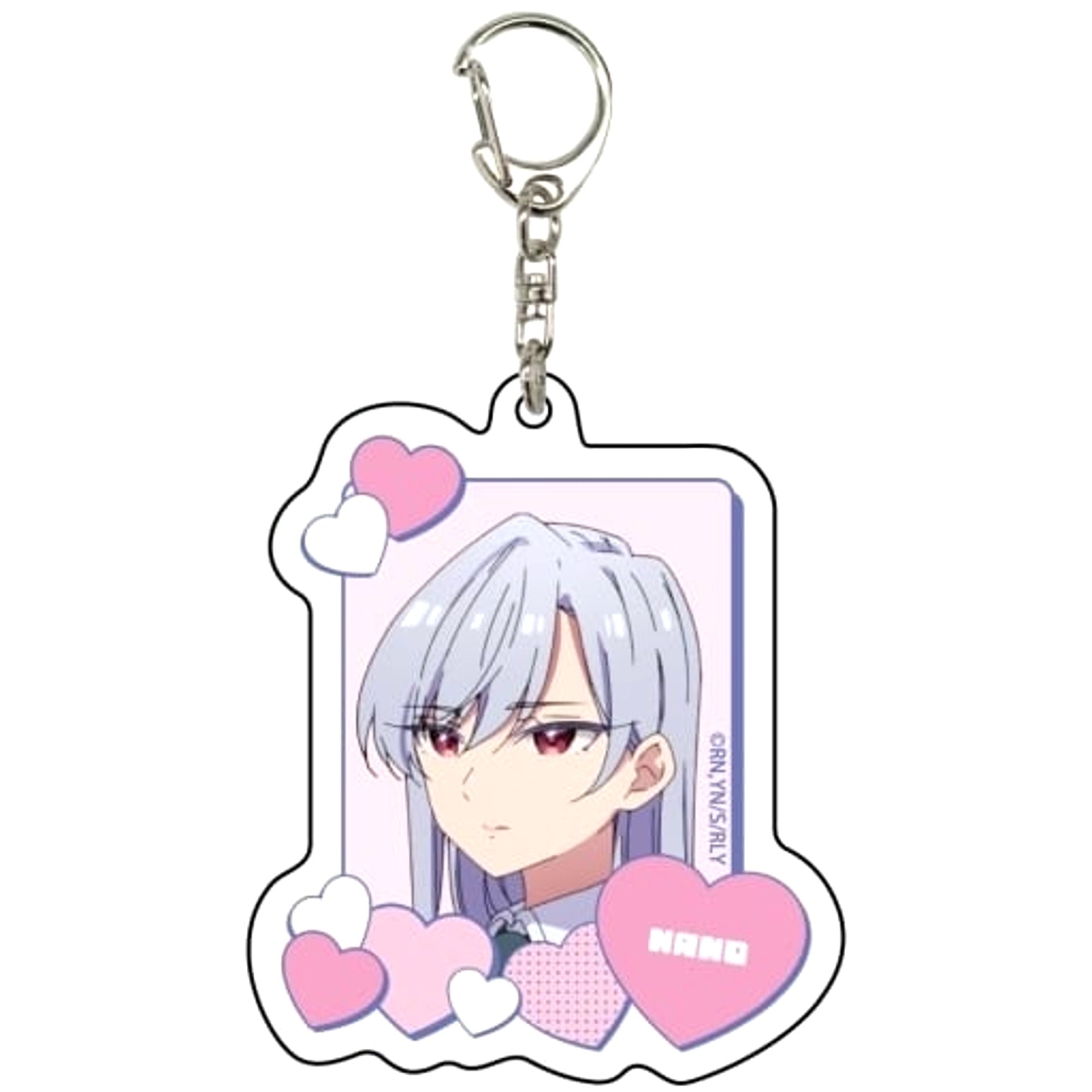 The 100 Girlfriends Who Really, Really, Really, Really, Really Love You Nano Eiai Acrylic Keychain 01.Official Illustration Keychains [USED]