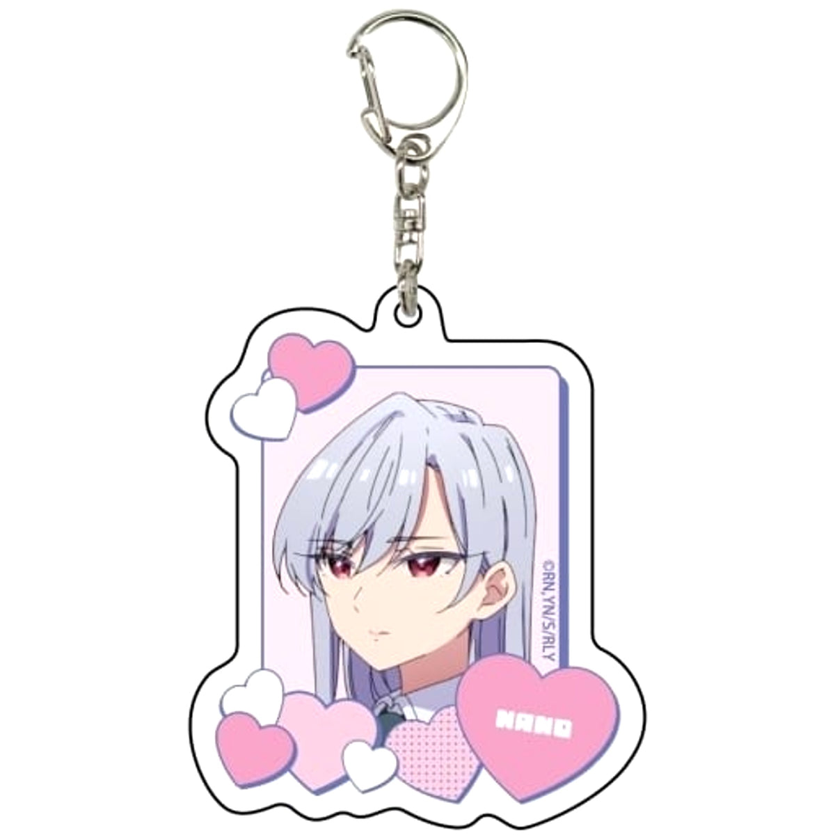 The 100 Girlfriends Who Really, Really, Really, Really, Really Love You Nano Eiai Acrylic Keychain 01.Official Illustration Keychains [USED]