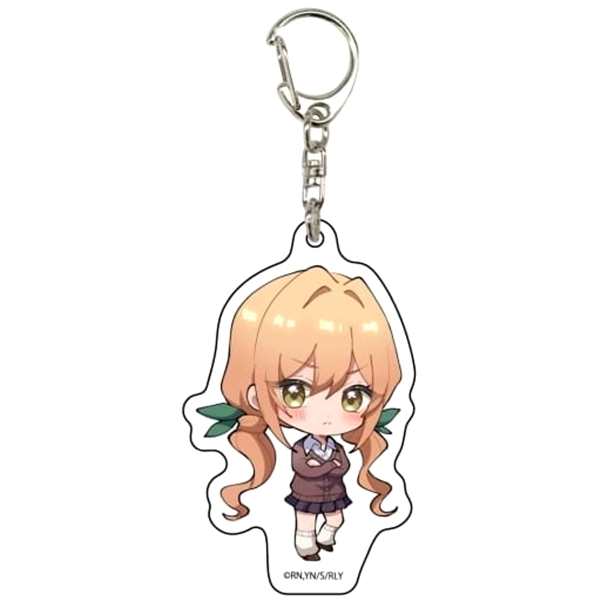 The 100 Girlfriends Who Really, Really, Really, Really, Really Love You Karane Inda Acrylic Keychain Mini Character Illustration No.02 Keychains [USED]