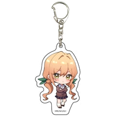 The 100 Girlfriends Who Really, Really, Really, Really, Really Love You Karane Inda Acrylic Keychain Mini Character Illustration No.02 Keychains [USED]