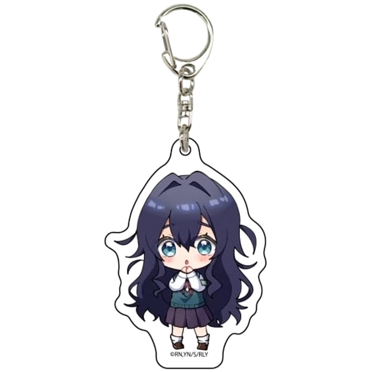 The 100 Girlfriends Who Really, Really, Really, Really, Really Love You Shizuka Yoshimoto Acrylic Keychain Mini Character Illustration No.02 Keychains [USED]