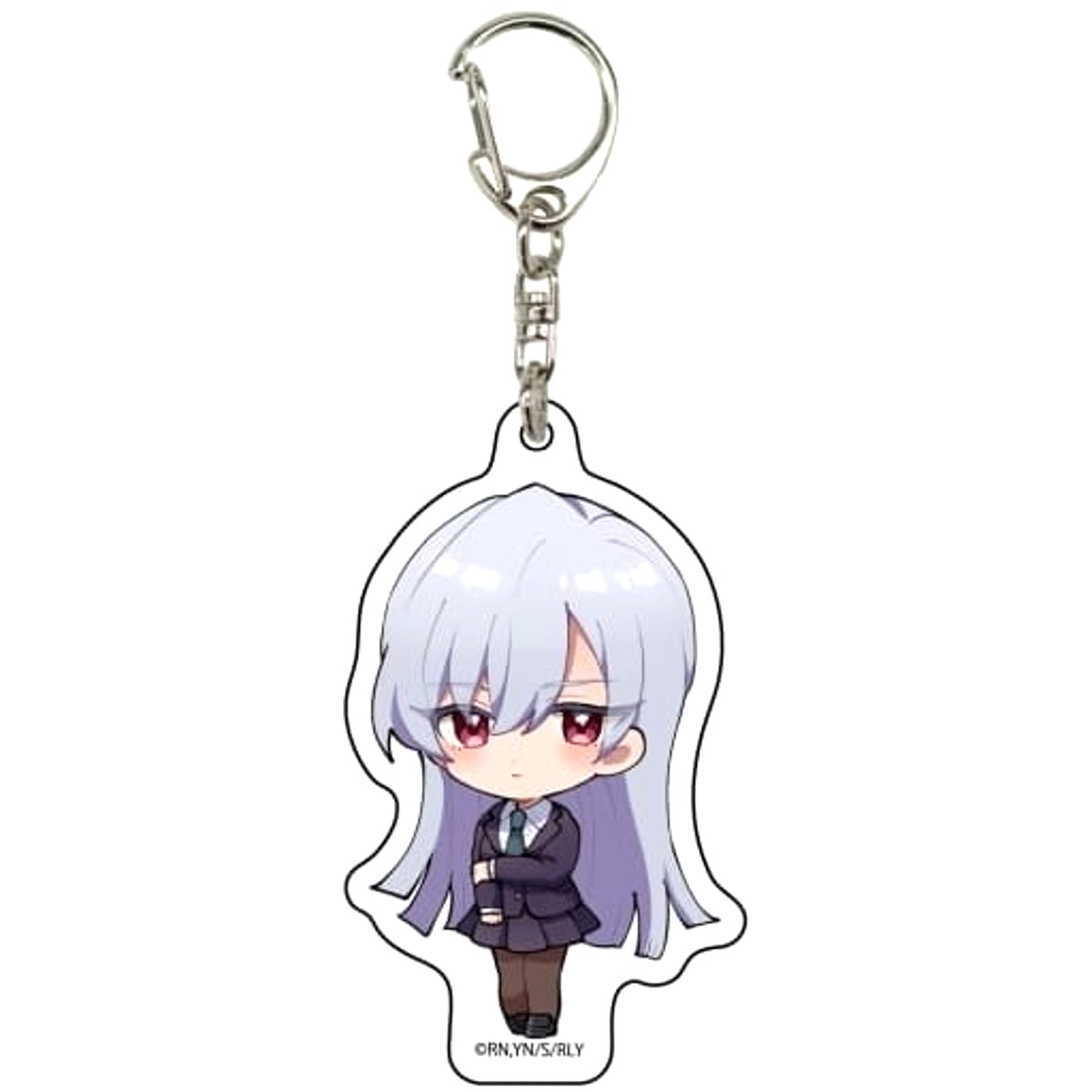 The 100 Girlfriends Who Really, Really, Really, Really, Really Love You Nano Eiai Acrylic Keychain Mini Character Illustration No.02 Keychains [USED]