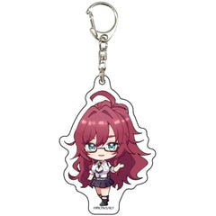 The 100 Girlfriends Who Really, Really, Really, Really, Really Love You Kusuri Yakuzen 18 Years Old Mini Character Illustration No.02 Acrylic Keychain Keychains [USED]