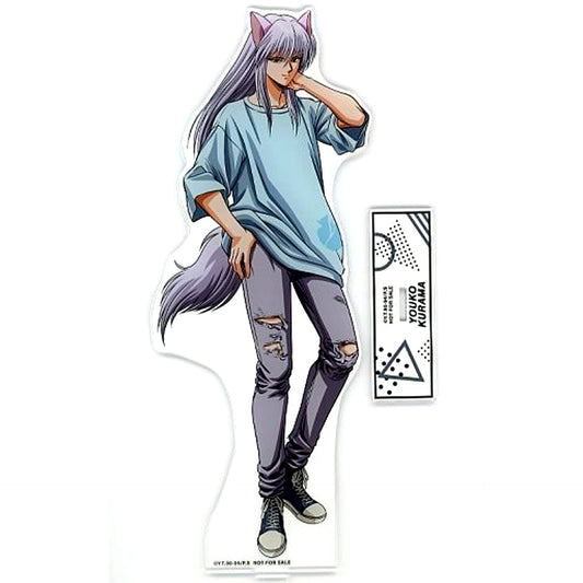 Yoko 90's Casual Fashion Extra Large Acrylic Stand Yu Yu Hakusho Illustration Tactical & 90's Casual Fashion Ver. Winning Hit Button Collection Winning Prize [USED]