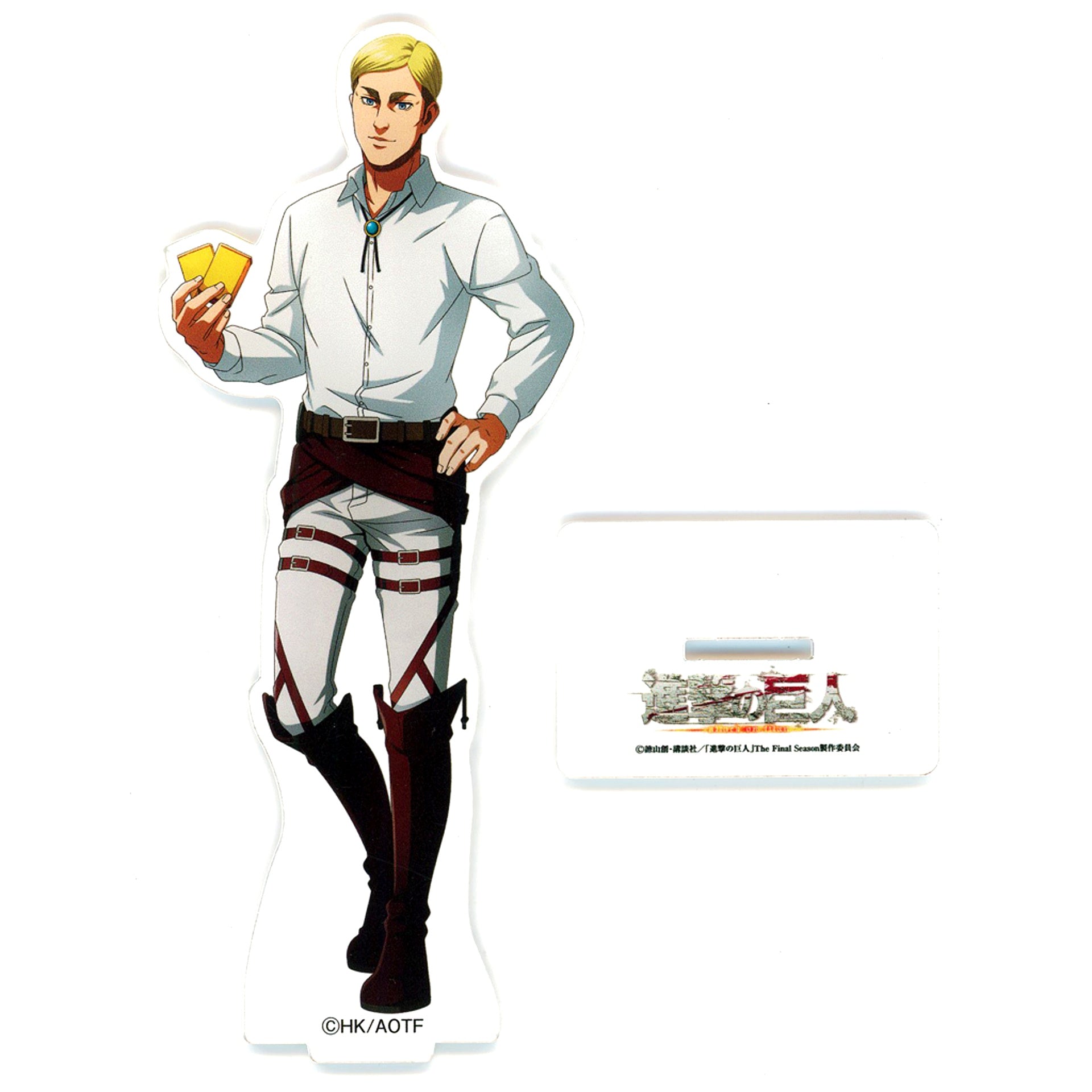 Erwin Smith Attack on Titan Acrylic Stand Mikado Honpo Nagasaki Castella [USED]