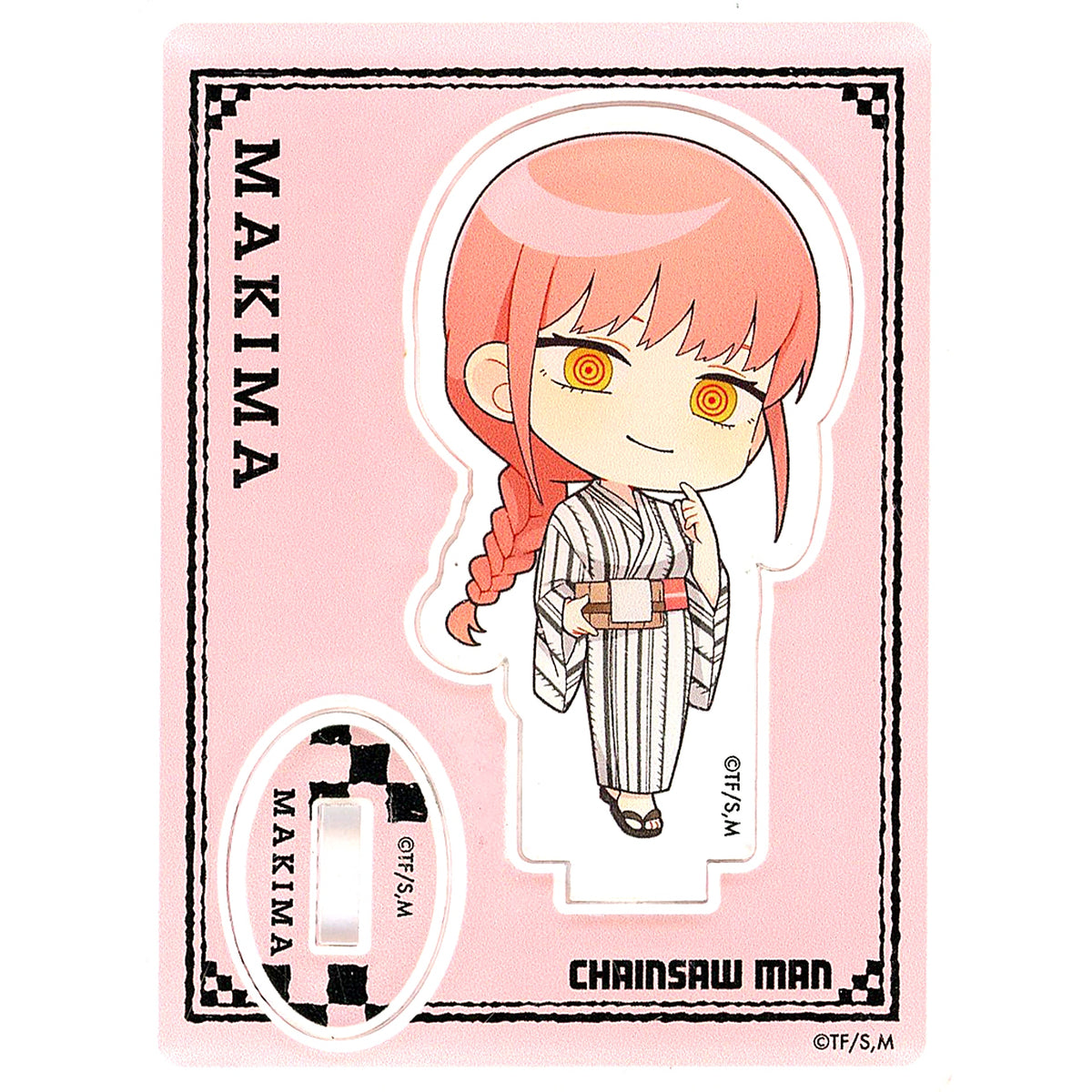 Makima Chainsaw Man x Gokurakuyu Raku Spa Devil Hunter's Holiday Trading Acrylic Stand [USED]