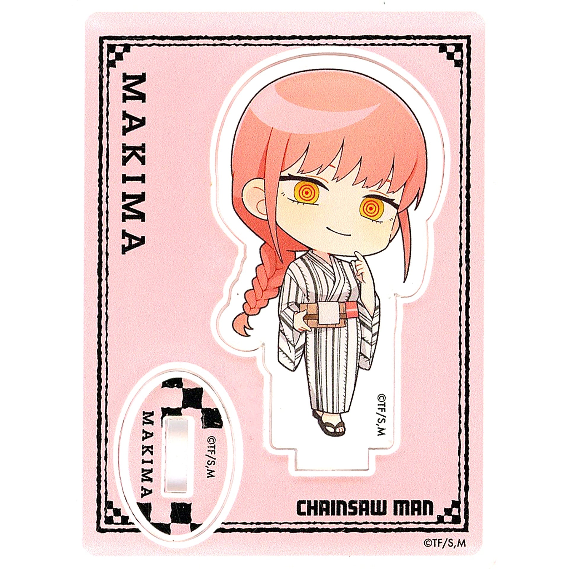 Makima Chainsaw Man x Gokurakuyu Raku Spa Devil Hunter's Holiday Trading Acrylic Stand [USED]