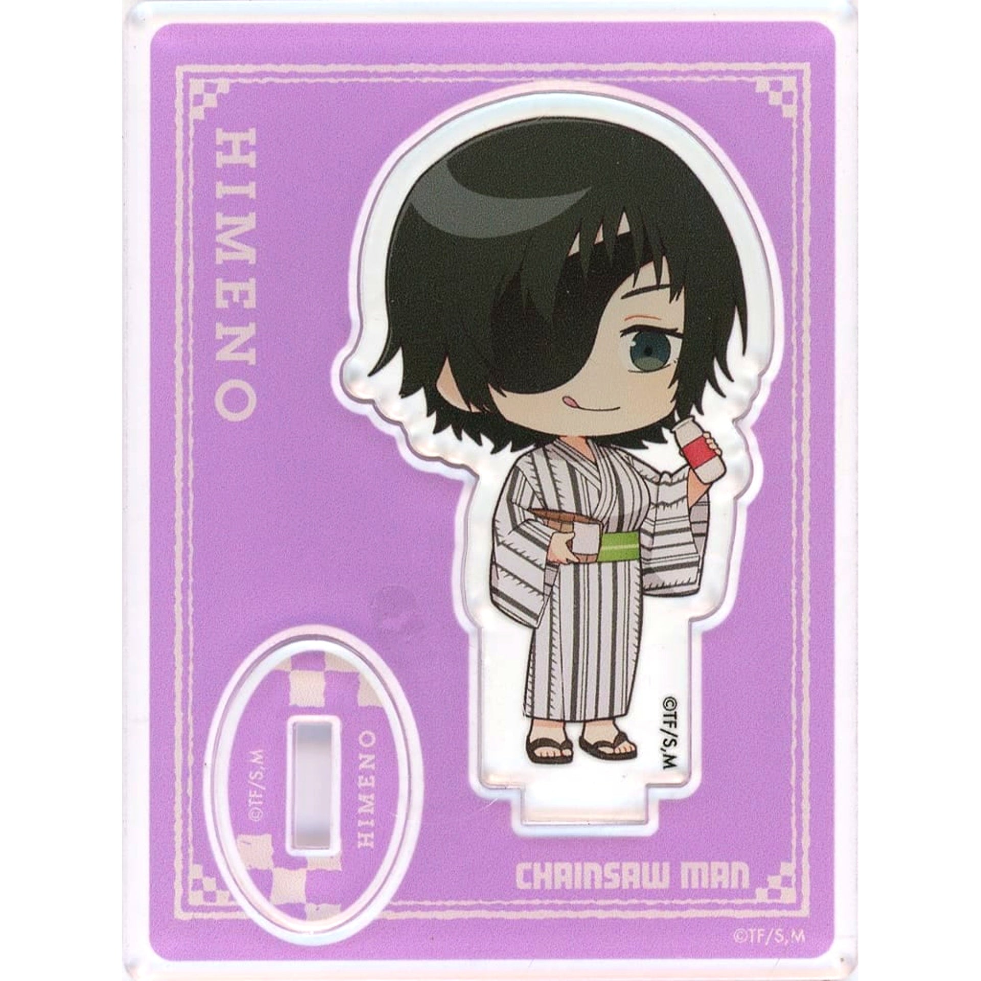 Himeno Chainsaw Man Gokurakuyu RAKU SPA Devil Hunter Holiday Trading Acrylic Stand [USED]