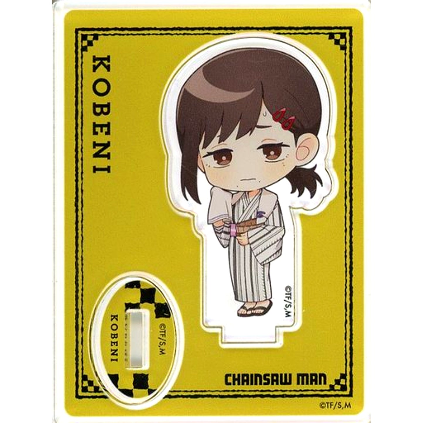Kobeni Higashiyama Trading Acrylic Stand Chainsaw Man x Gokurakuyu RAKU SPA Devil Hunter Holiday [USED]