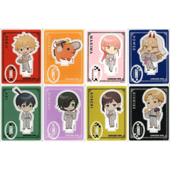 Chainsaw Man Denji & Others All 8 Types Set Trading Acrylic Stand Gokurakuyu RAKU SPA Devil Hunter's Holiday Limited Acrylic Stands [USED]
