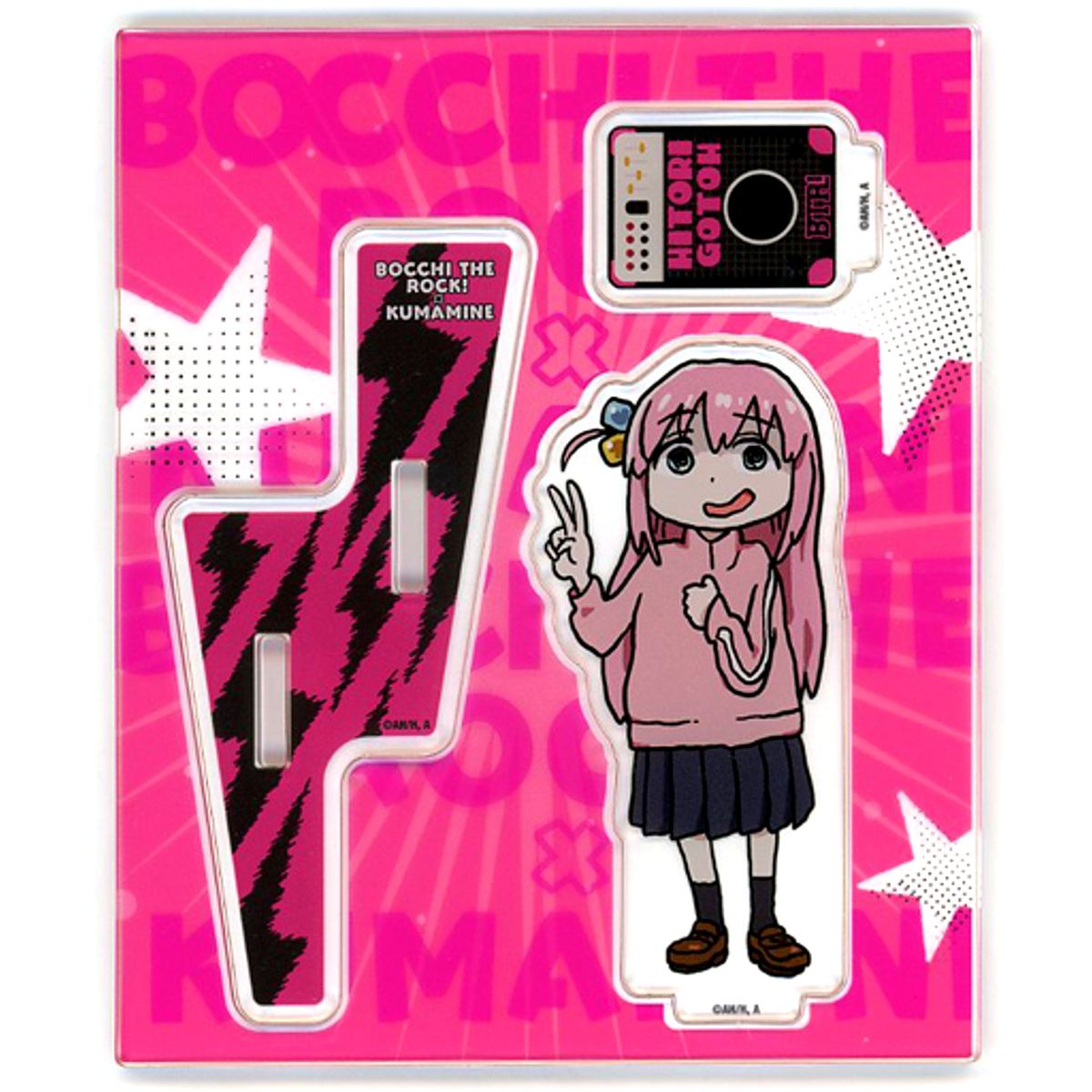 Hitori Gotoh Regular Ver. Acrylic Stand Bocchi The Rock! x Kumamine [USED]