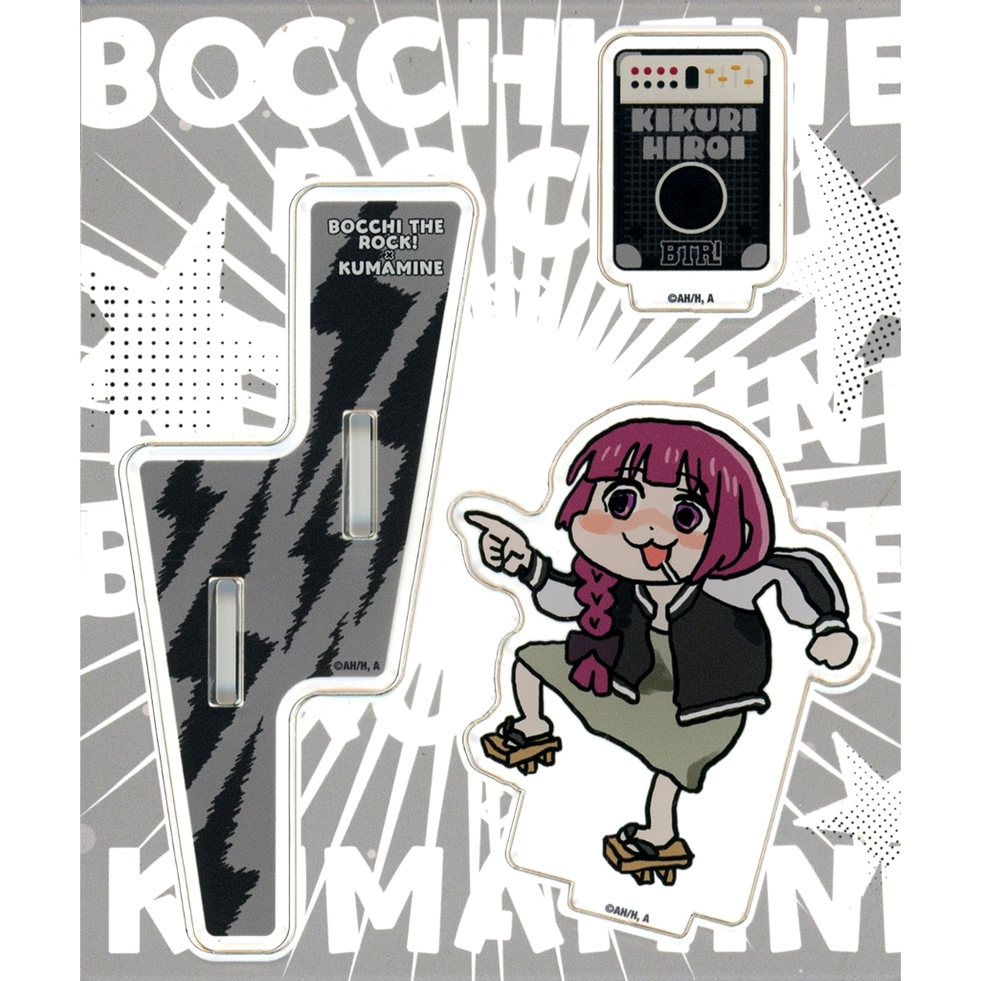 Kikuri Hiroi Acrylic Stand Bocchi the Rock! x Kumamine [USED]