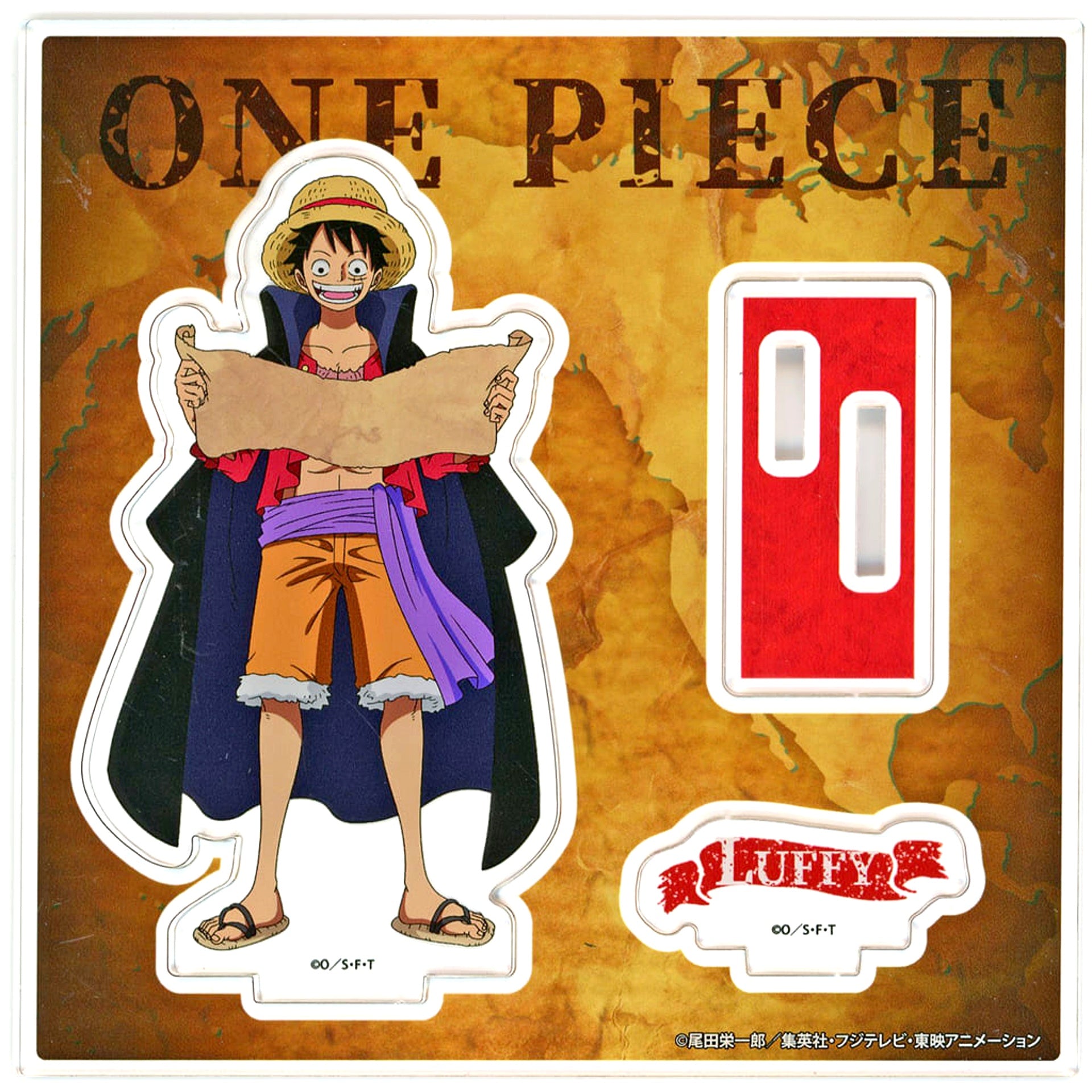 Monkey D. Luffy One Piece Acrylic Figure Plate [USED]